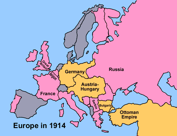 A Powder Keg In Europe Europe In 1914 Mrdowling